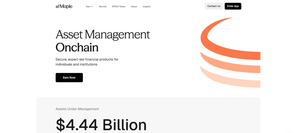 DeFi-Protokolle - Maple Finance