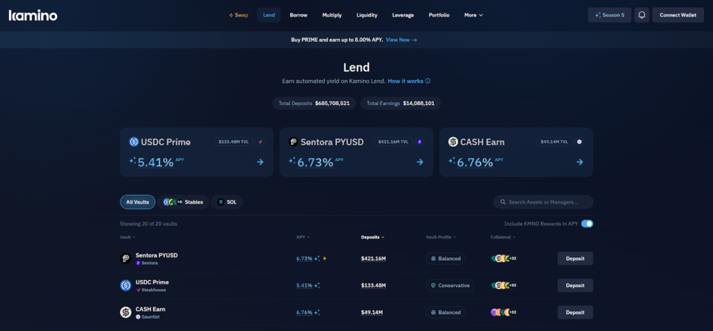 Kamino Finance / Liquid Staking Protocols