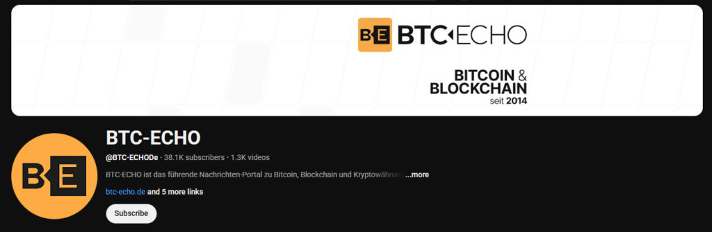 BTC-ECHO | Bitcoin News & Tutorials