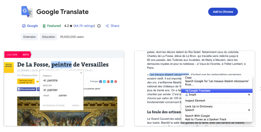 Google Translate – Sprachübersetzung
